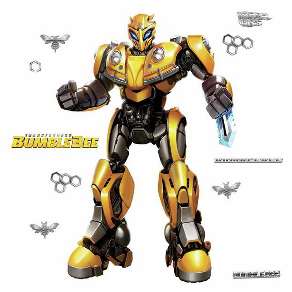Transformers Bumblebee Giant Wall Decal Assembled