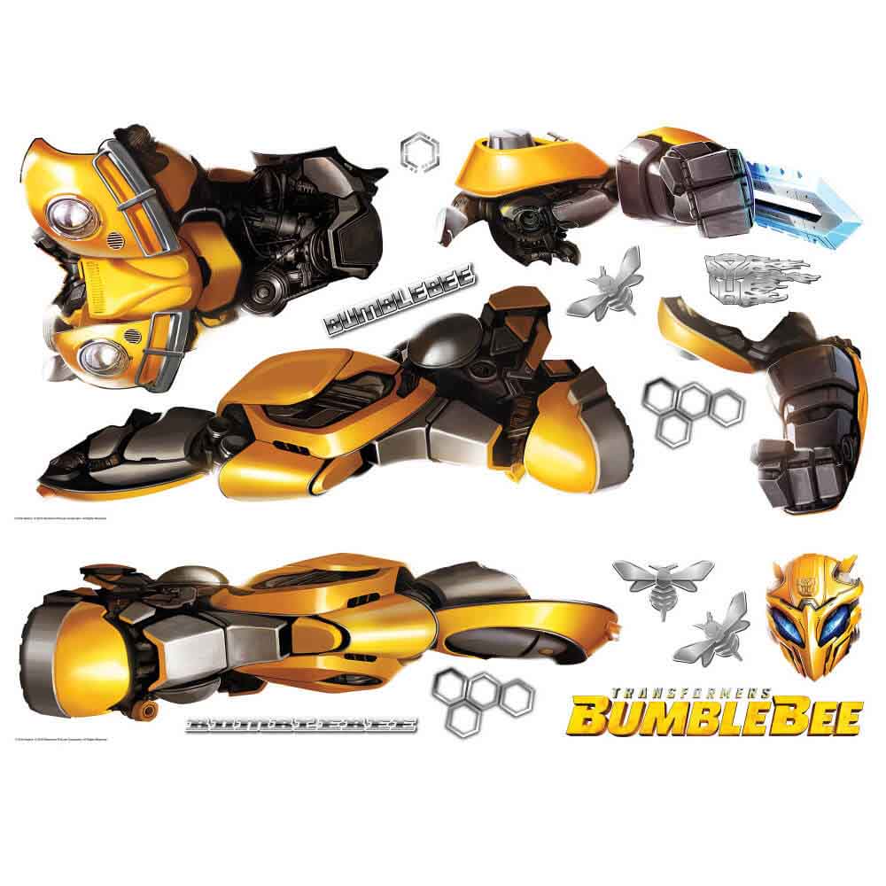 Transformers Bumblebee Giant Wall Decal Printed