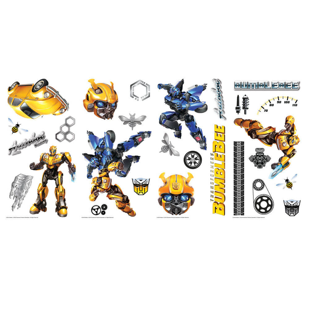 Transformers Bumblebee Wall Decals Printed