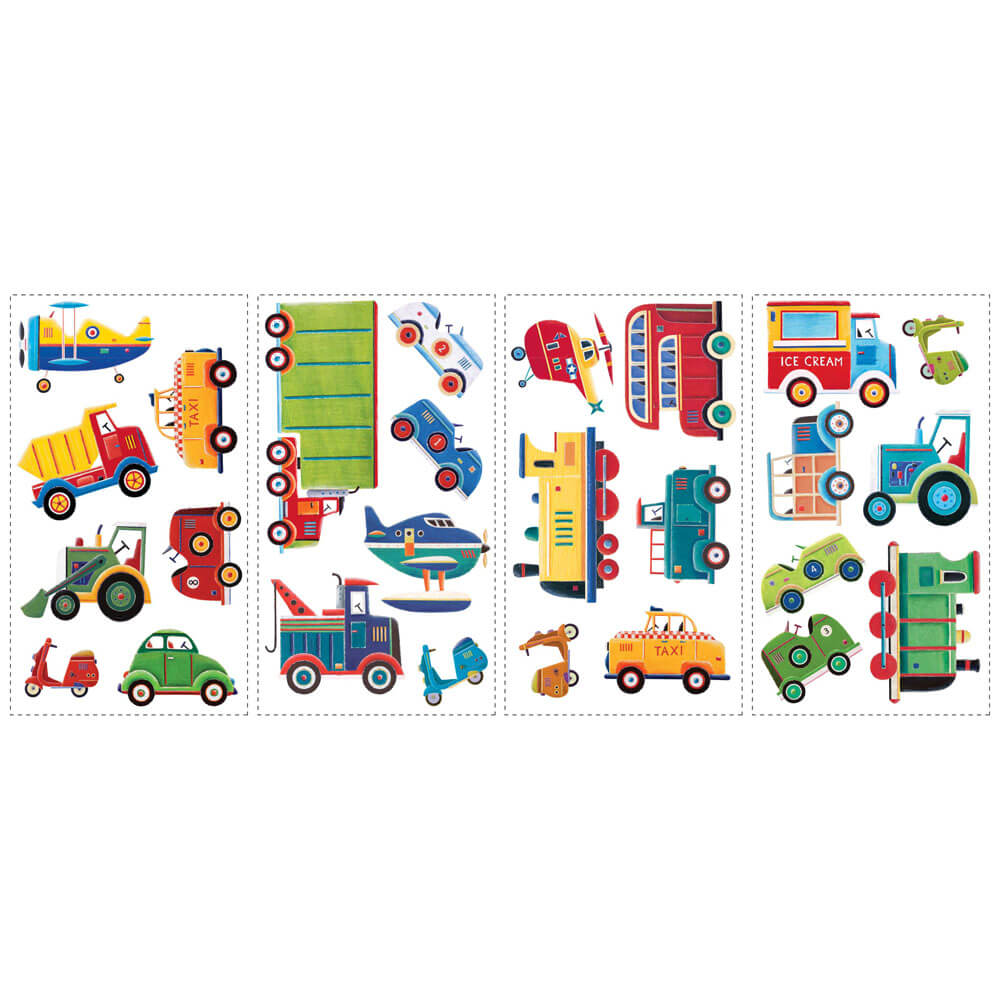 Transportation Wall Decals Printed | Wallhogs