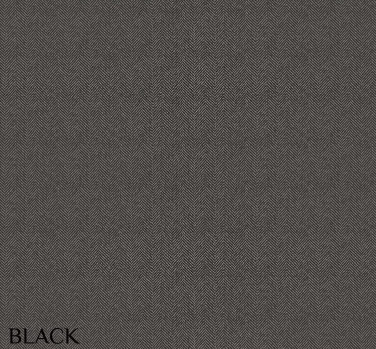 Carey Lind Designs "Herringbone" Black Wallpaper