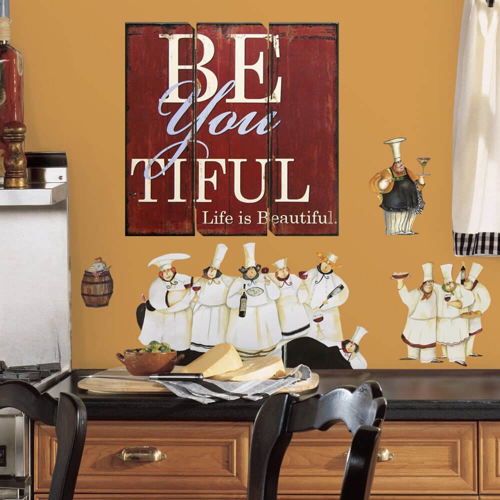 Be You Tiful Wood Plaque Installed
