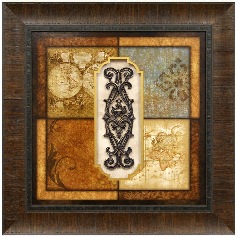 Artifact Globe Framed Art 