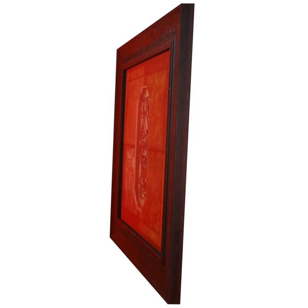 Artifact Globe or Map Framed Art Angled Side View