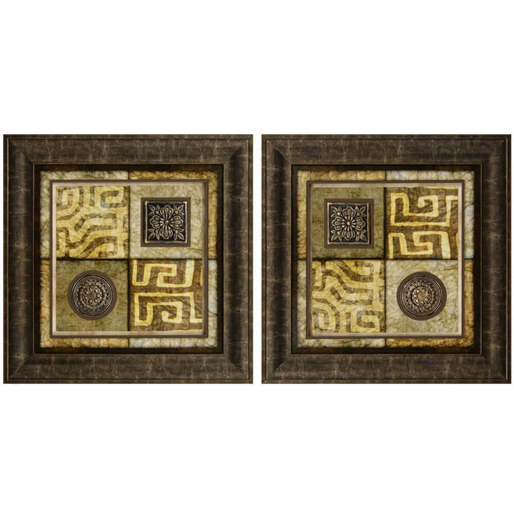 Artifact MudCloth Framed Art Set