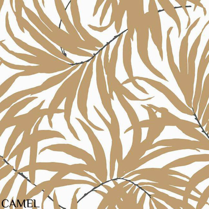 Ashford House Camel Bali Leaves Wallpaper