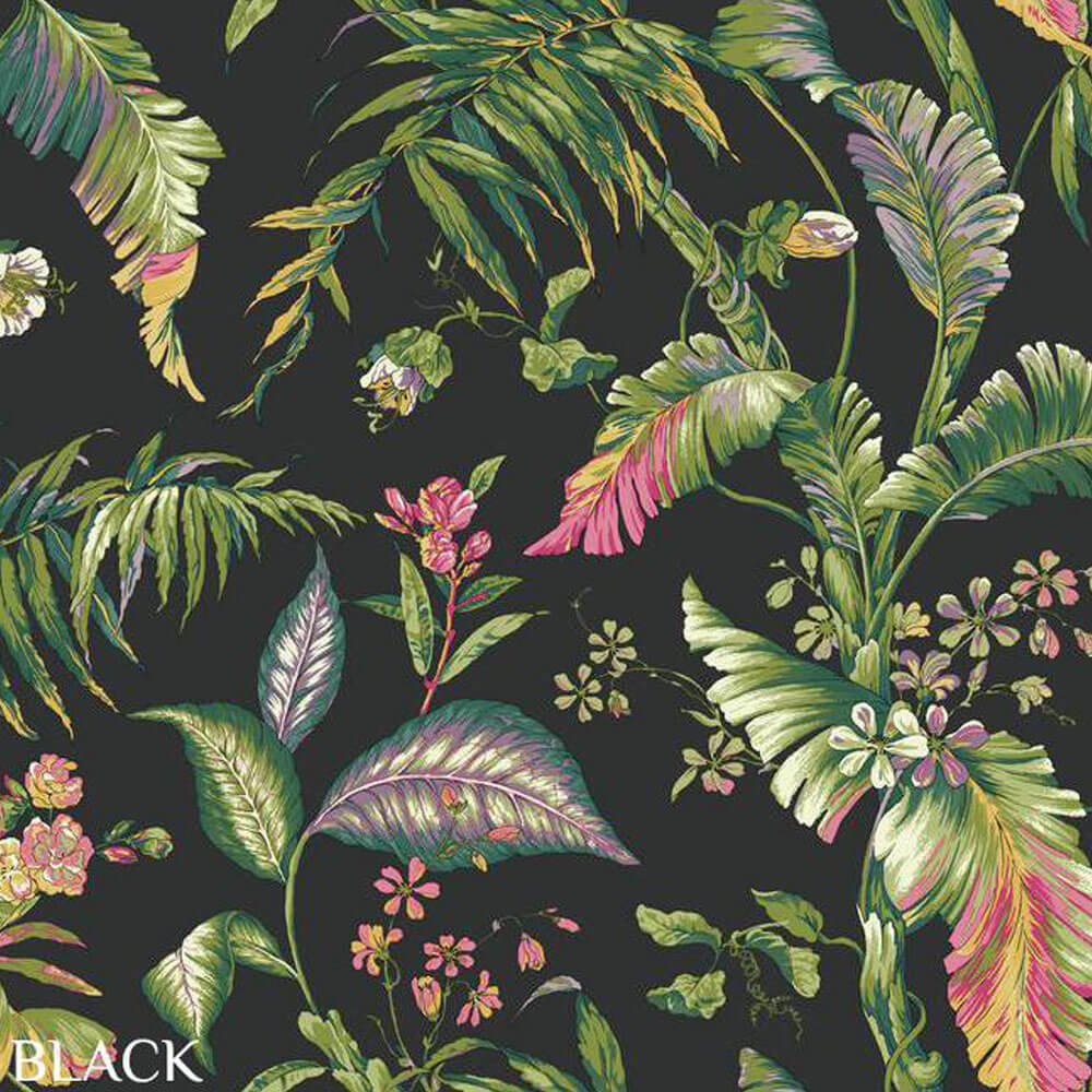 Ashford House Black Fiji Garden Wallpaper