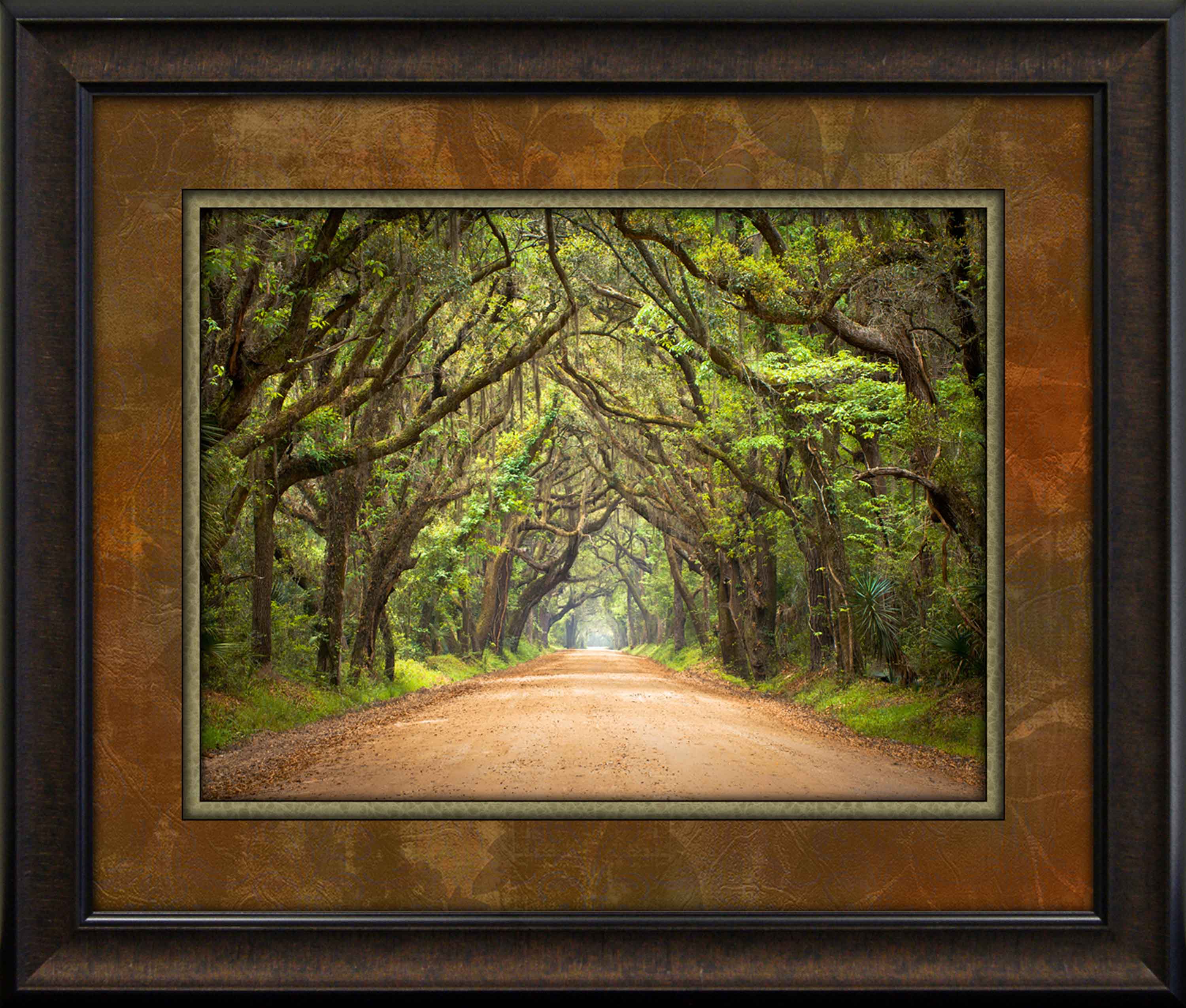 Treelined Path Framed Art 19.25