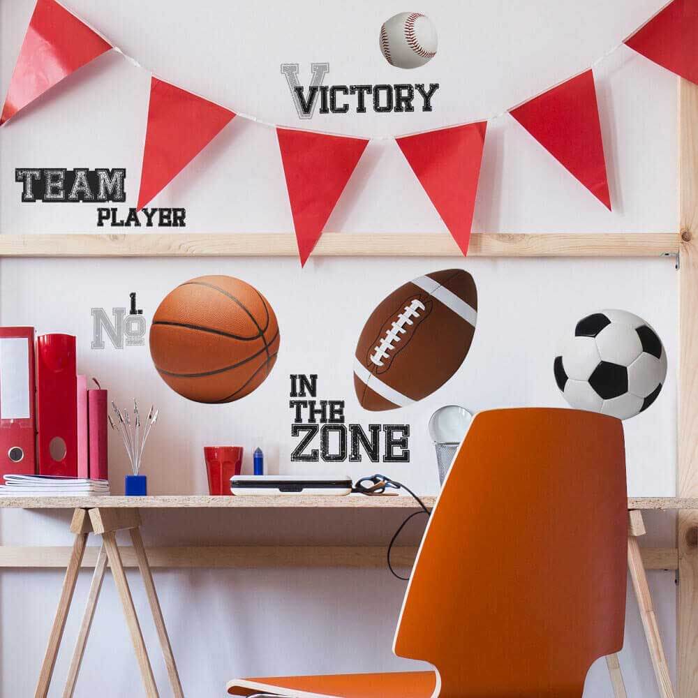 All Star Sports Wall Decals Installed2 | Wallhogs