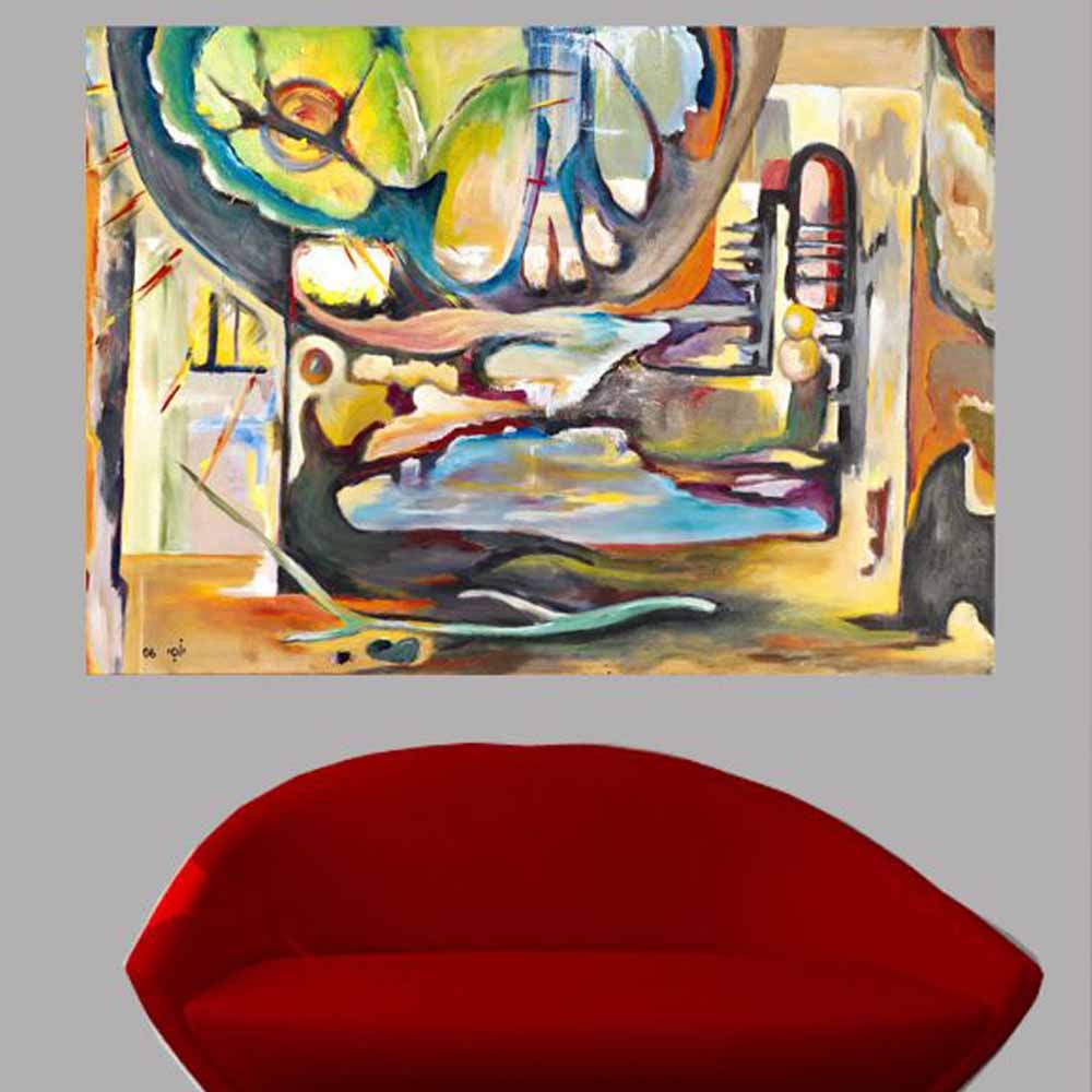 Yosi Amir XX Art Glossy Poster Installed | Wallhogs