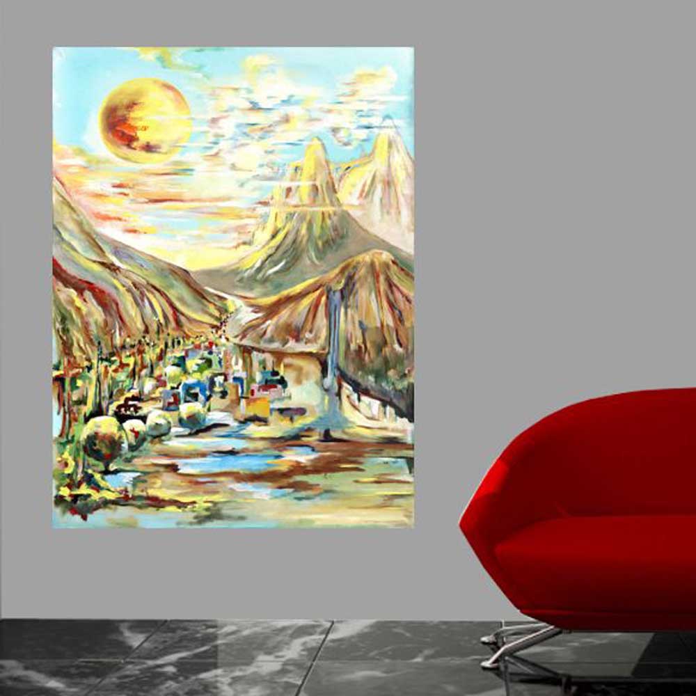 Yosi Amir XXII Art Wall Decal Installed | Wallhogs