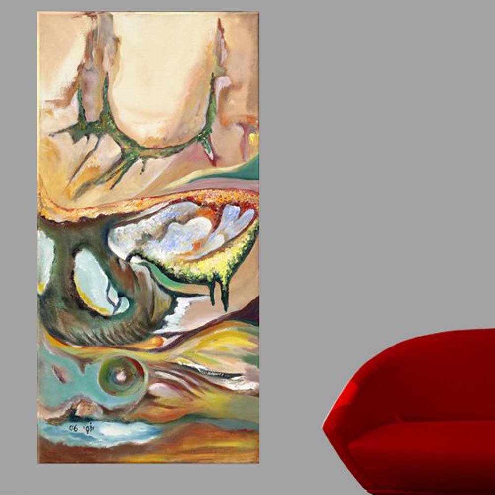 Yosi Amir XXIII Art Wall Decal Installed | Wallhogs