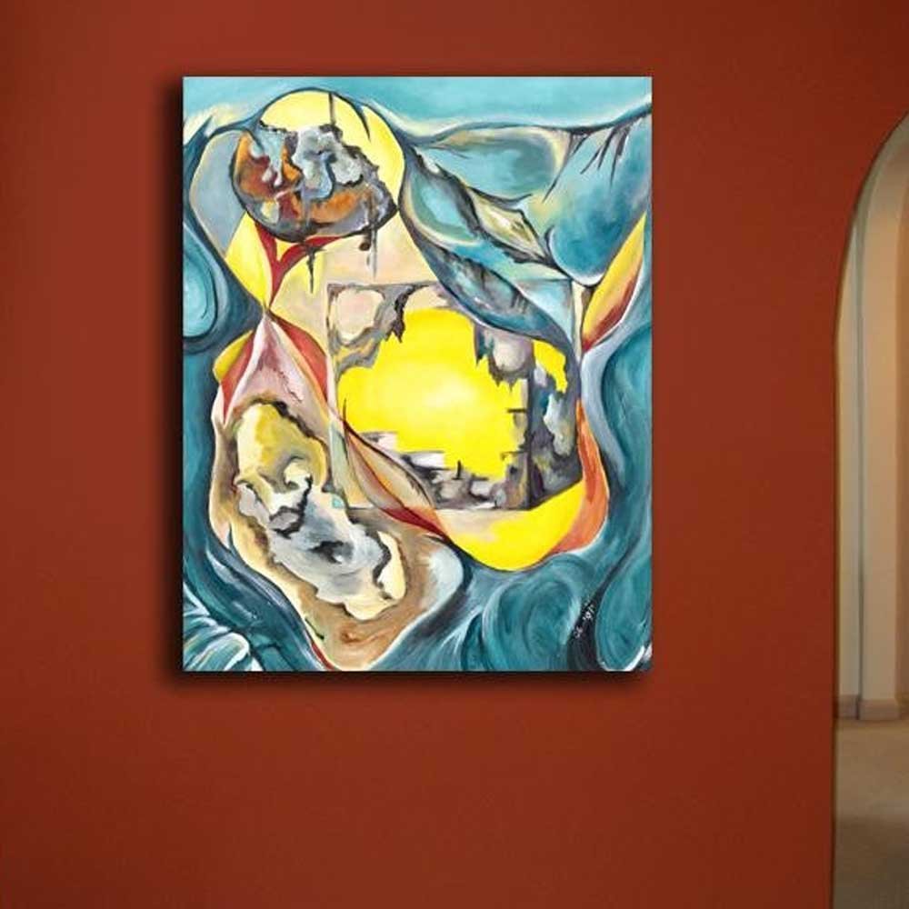 Yosi XXV Fine Art Canvas Installed | Wallhogs