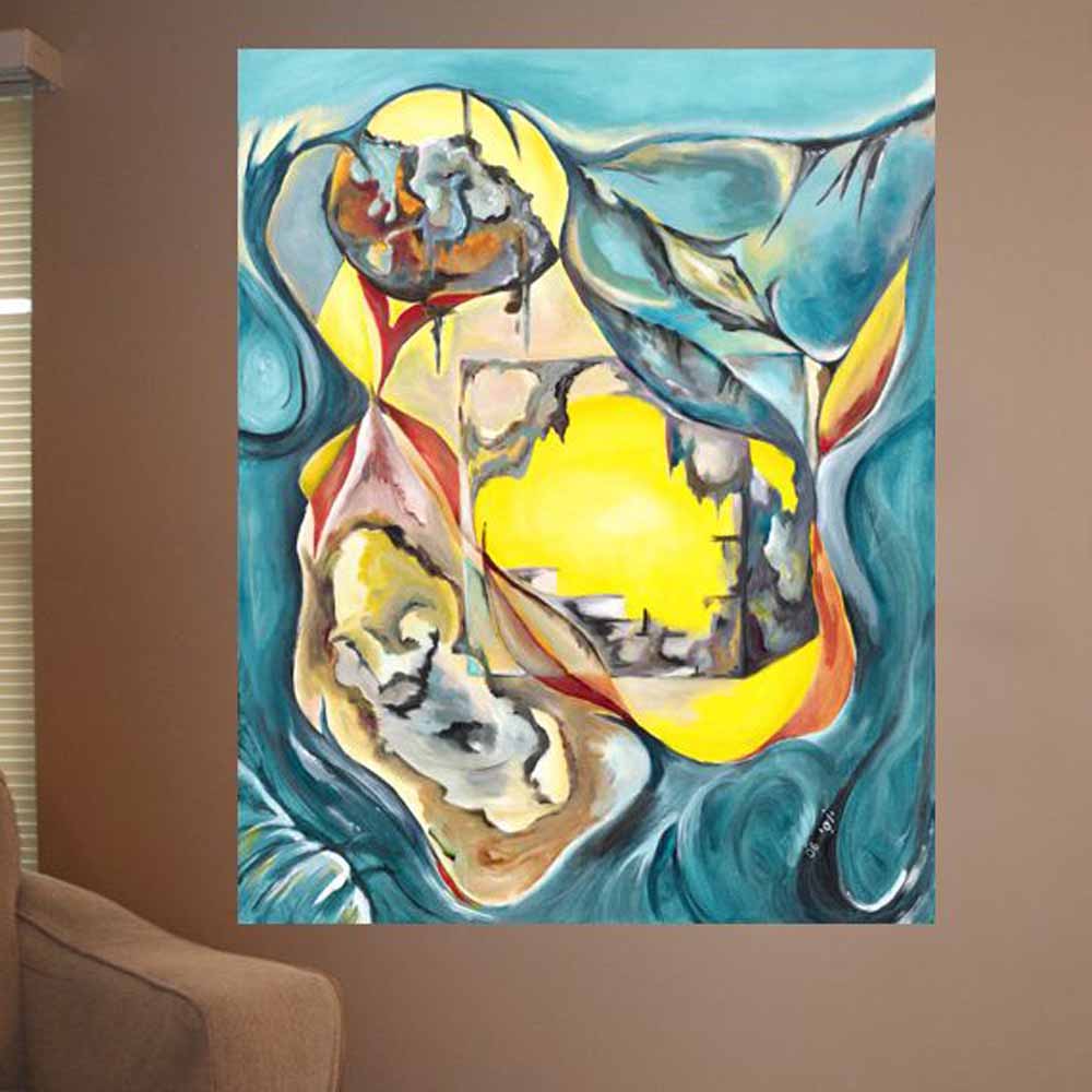 Yosi XXV Art Wall Decal Installed | Wallhogs