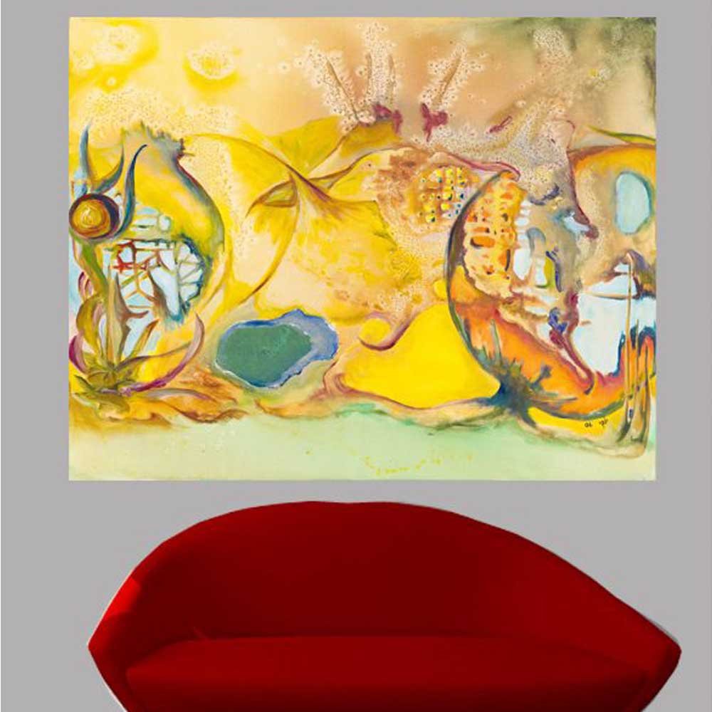 Yosi Amir XXIX Art Wall Decal Installed | Wallhogs