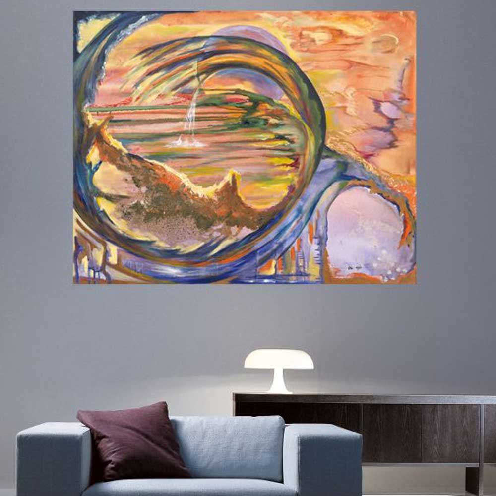 Yosi Amir XXXIII Art Wall Decal Installed | Wallhogs