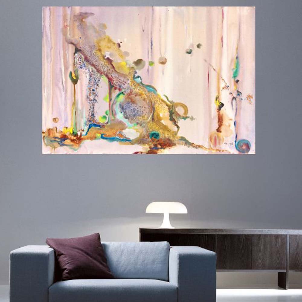 Yosi Amir XXXIV Art Wall Decal Installed | Wallhogs