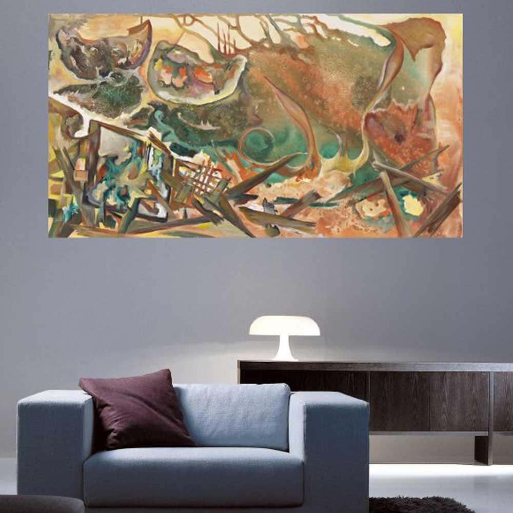 Yosi Amir XXXV Art Wall Decal Installed | Wallhogs