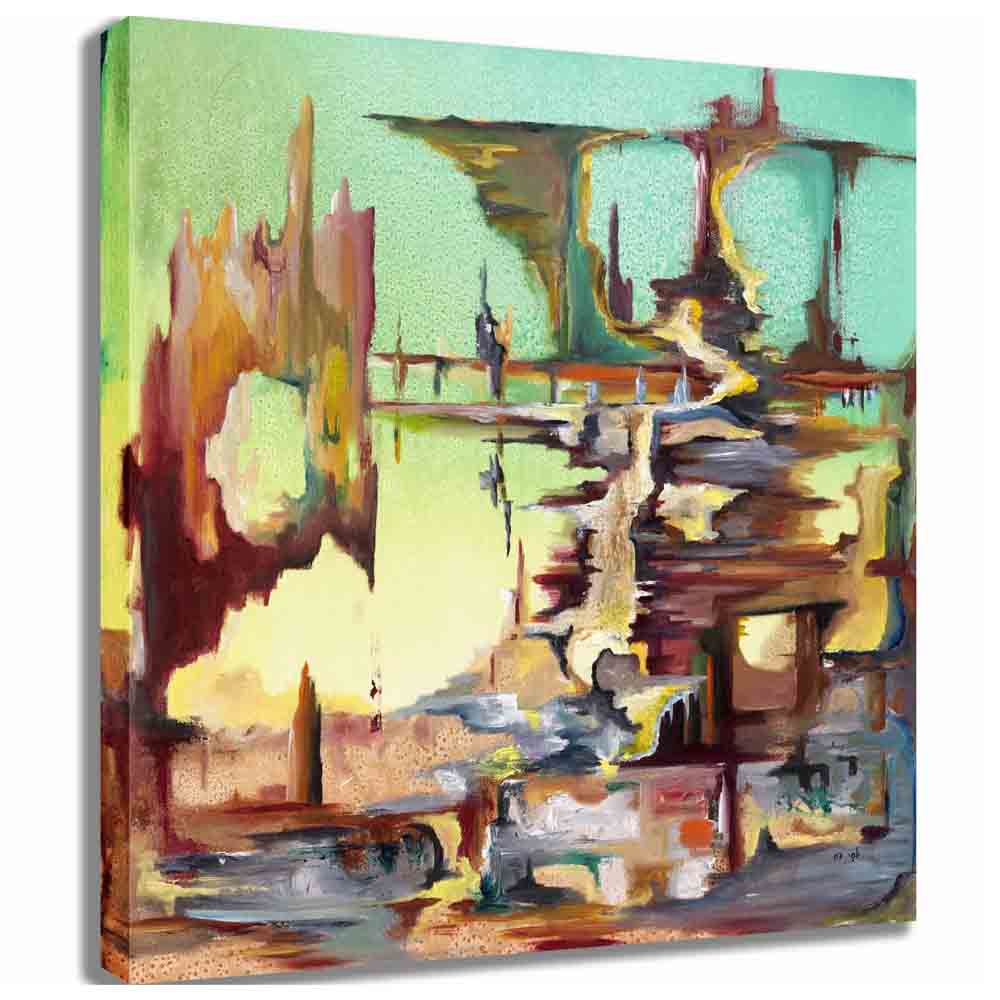 Yosi Amir XXXVII Fine Art Canvas Printed | Wallhogs