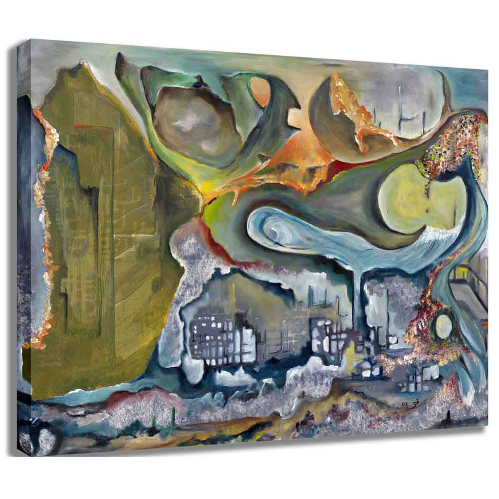 Yosi Amir XLV Fine Art Canvas Printed | Wallhogs