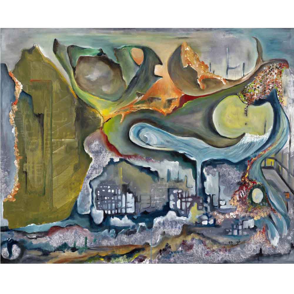 Yosi Amir XLV Art Wall Decal Printed | Wallhogs