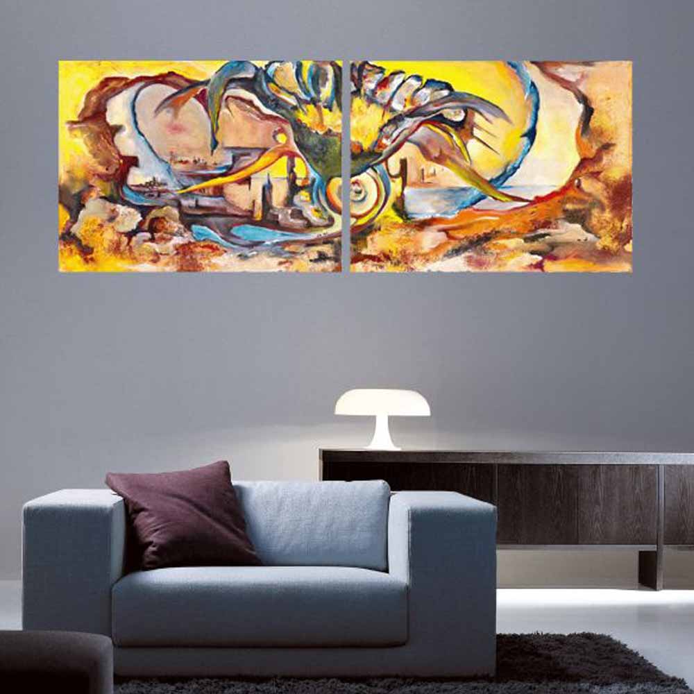 Yosi Amir XLVI Art Wall Decal Installed | Wallhogs