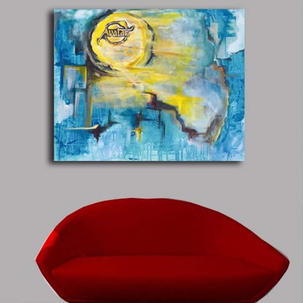 Yosi Amir XLVIII Fine Art Canvas Print Installed | Wallhogs