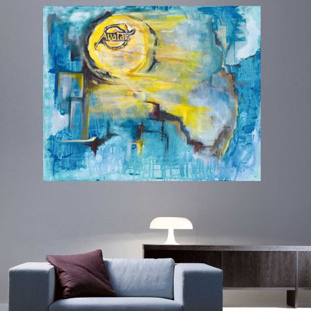 Yosi Amir XLVIII Art Wall Decal Installed | Wallhogs