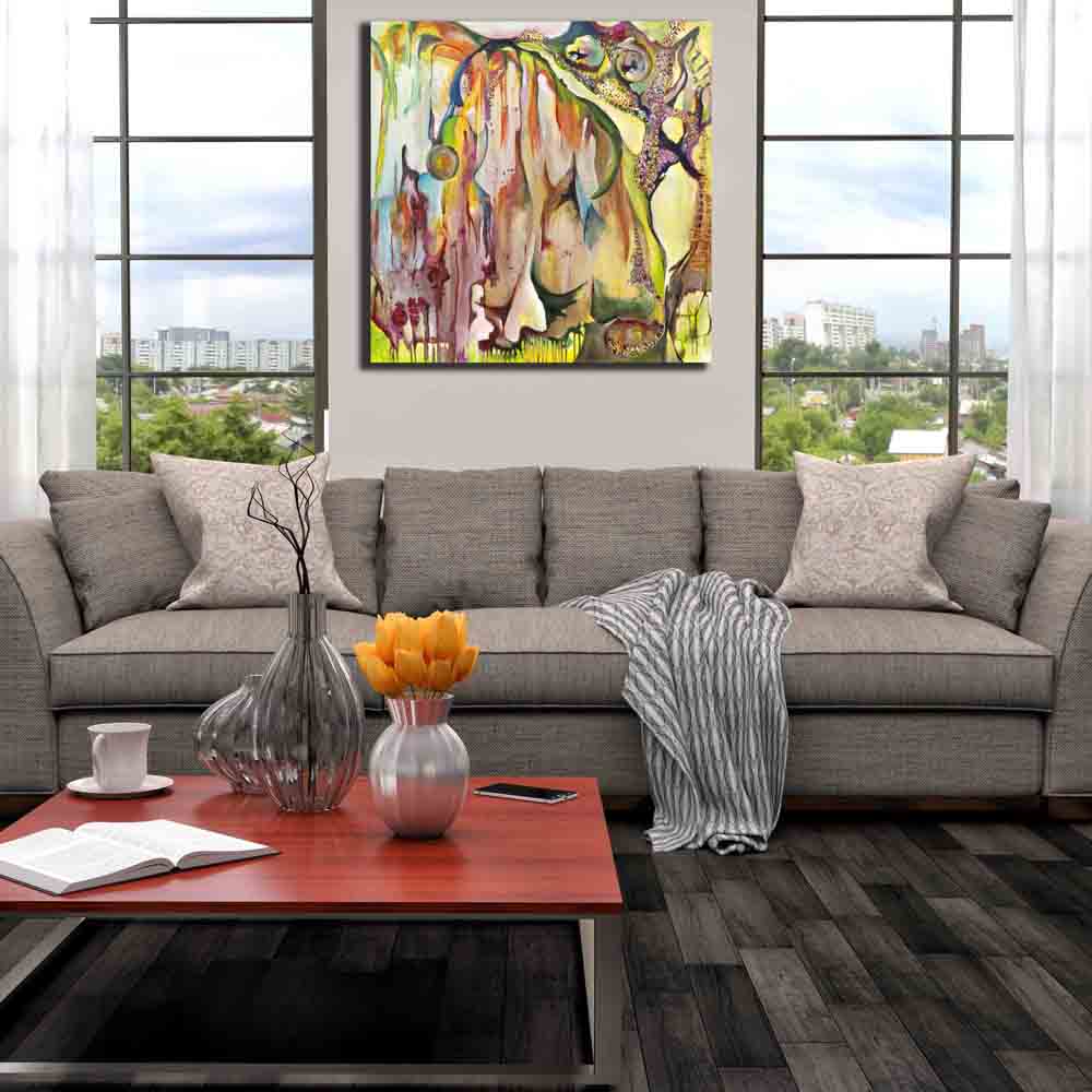 Yosi Amir L Fine Art Canvas Installed | Wallhogs