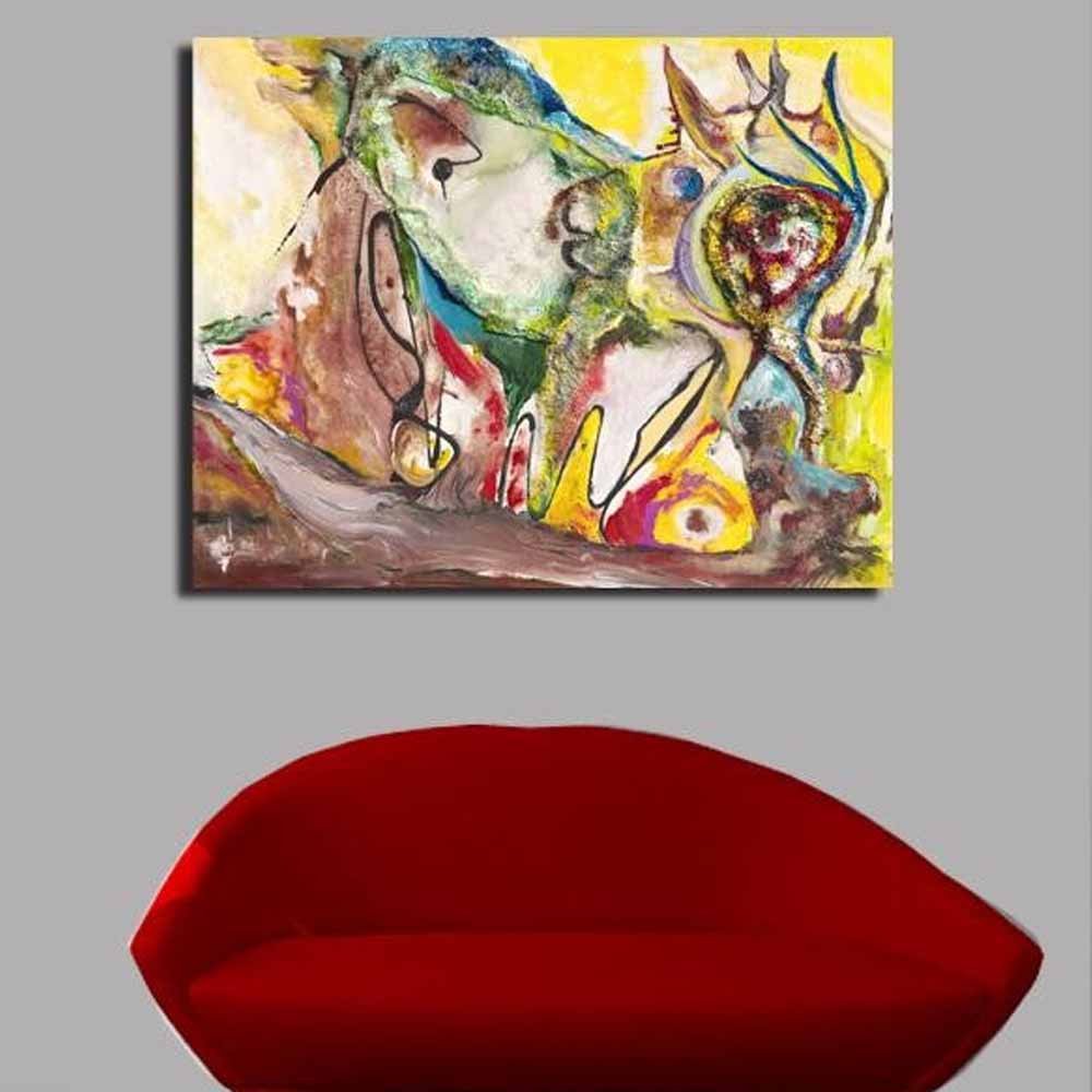 Yosi Amir LI Fine Art Canvas Installed | Wallhogs