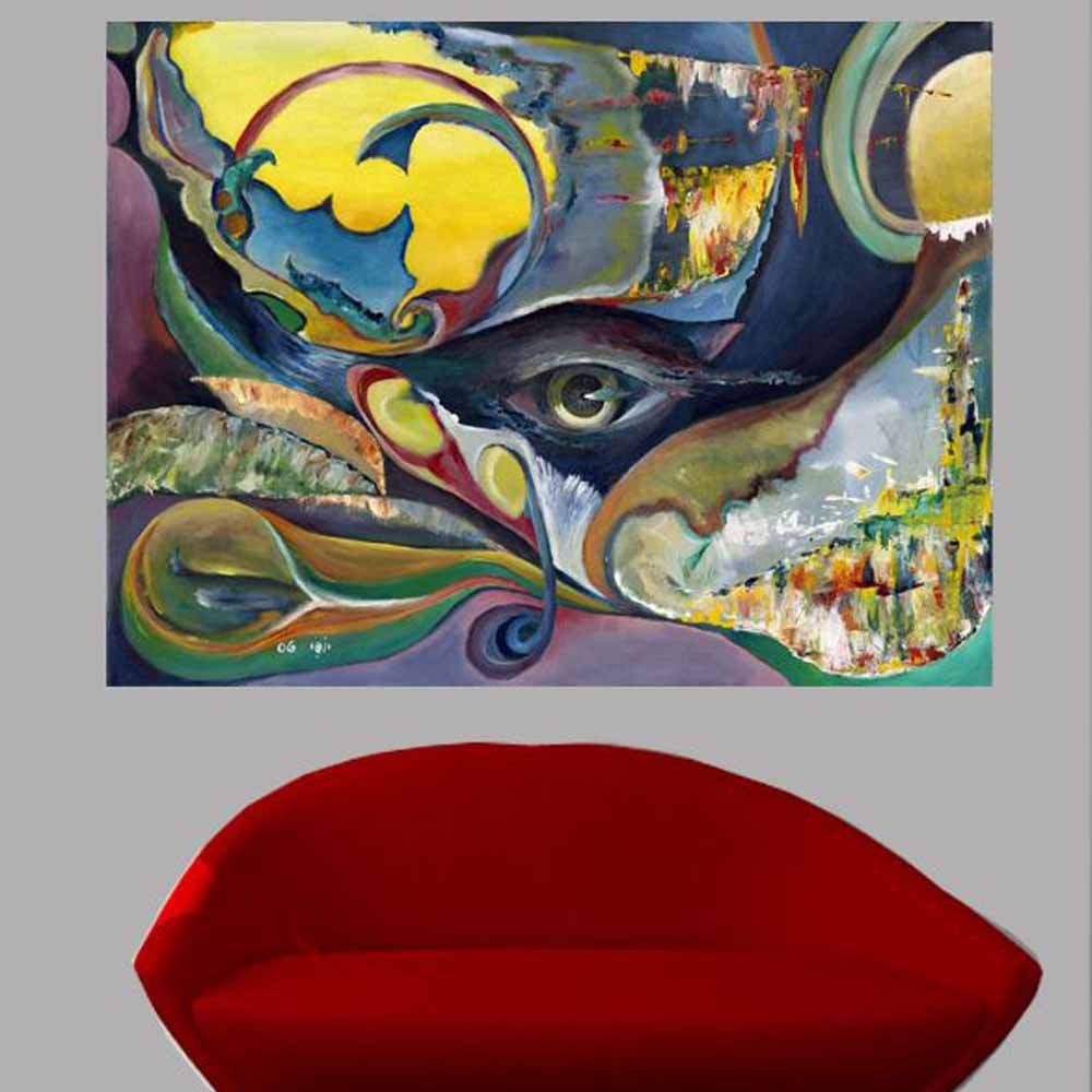 Yosi Amir VII Art Glossy Poster Installed | Wallhogs