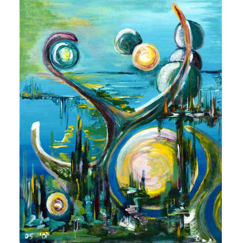 Yosi Amir IX Art Gloss Poster Printed | Wallhogs