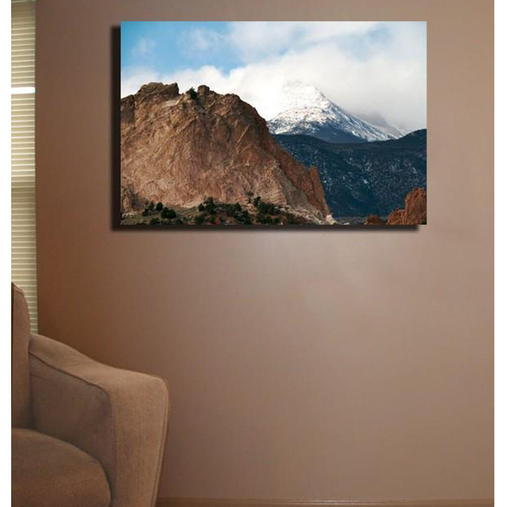 Garden of the Gods Canvas Print Installed | Wallhogs