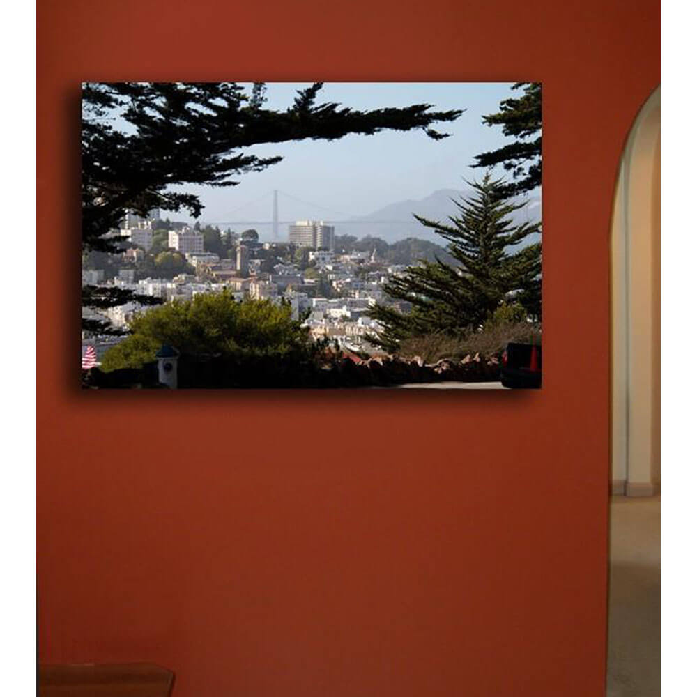 Golden Gate Bridge Canvas Print Installed | Wallhogs