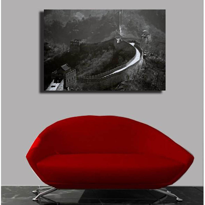 The Great Wall Canvas Print Installed | Wallhogs