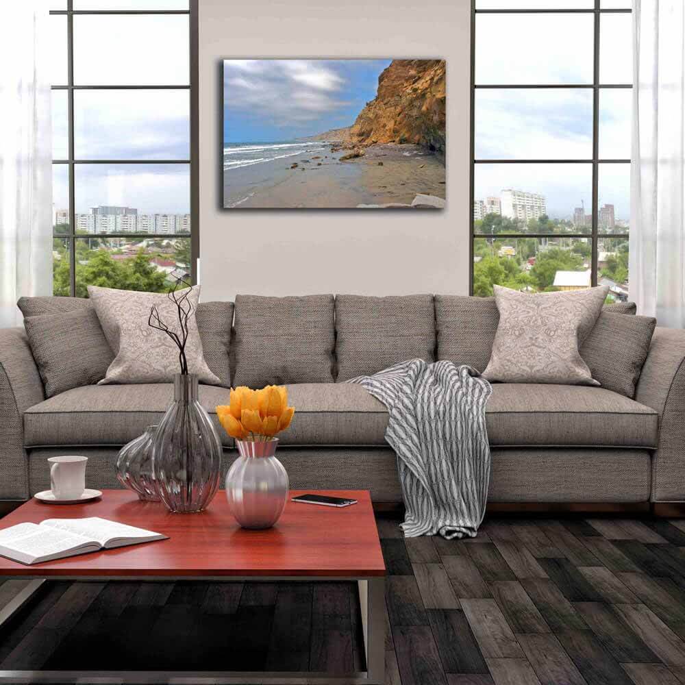 The Jewel Beach Canvas Print Installed | Wallhogs