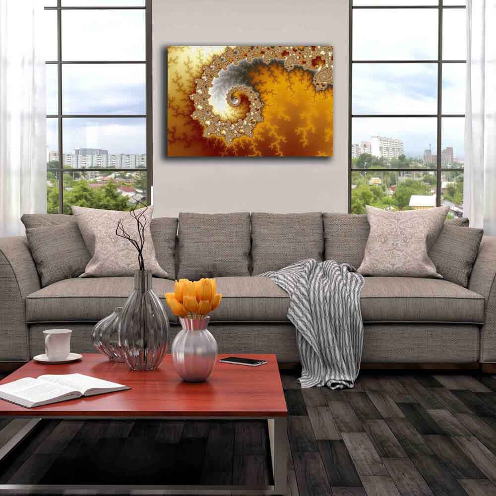 Escape Fractal Art Canvas Print Installed | Wallhogs