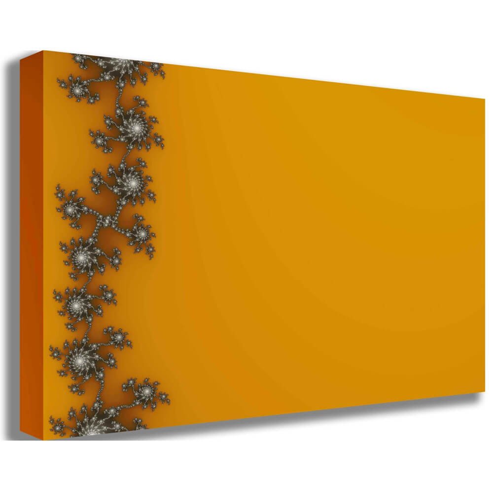 Fence Fractal Art Canvas Printed | Wallhogs