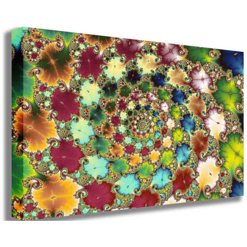 Fractal Cells Fractal Art Canvas Printed | Wallhogs