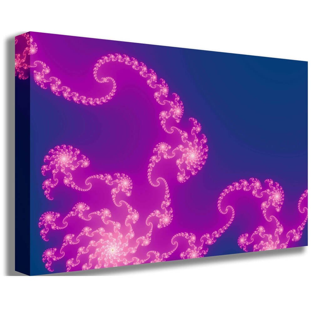 Jellyfish Wonder Fractal Art Canvas Printed | Wallhogs