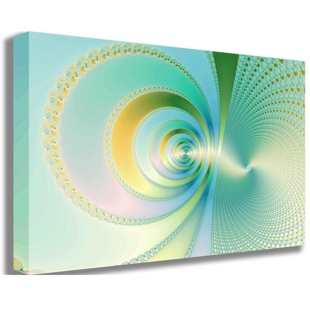 Monsoon Fractal Art Canvas Printed | Wallhogs