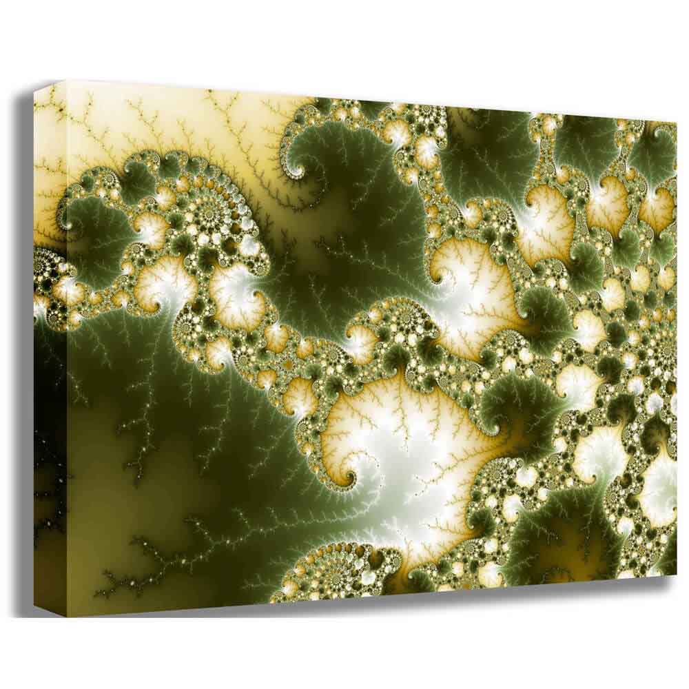 Polyatomic Fractal Art Canvas Printed | Wallhogs