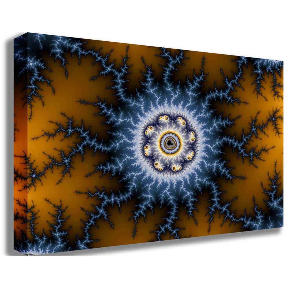Shock Fractal Art Canvas Printed | Wallhogs