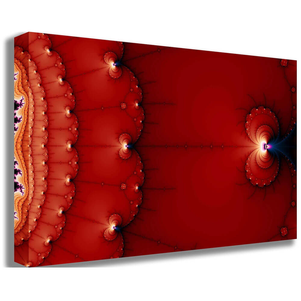 The Gravity Wells Fractal Art Canvas Printed | Wallhogs