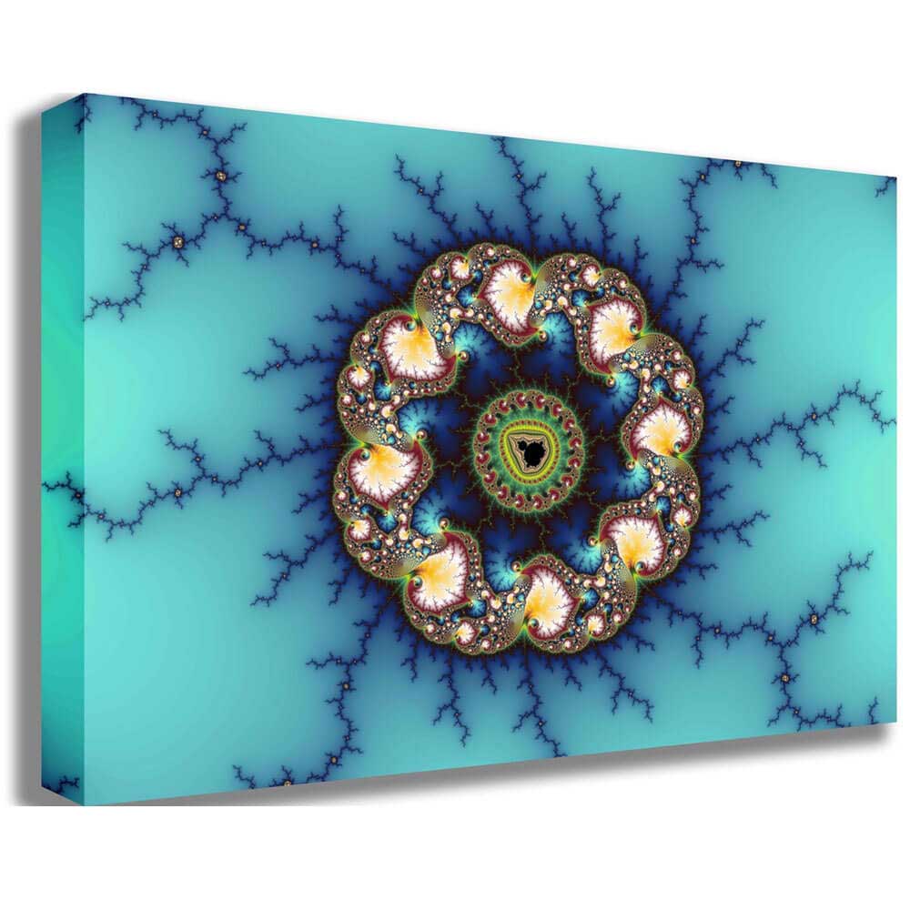 Whirlpool Fractal Art Canvas Printed | Wallhogs