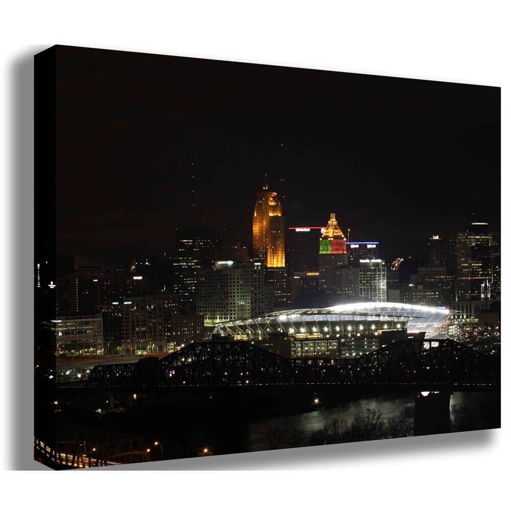 Paul Brown Stadium Canvas Printed | Wallhogs