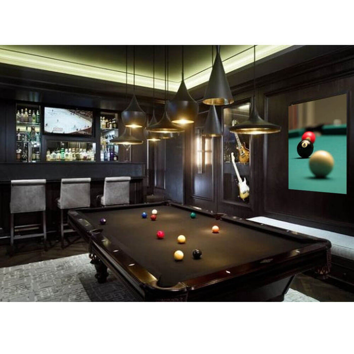 Behind the Eight Ball Wall Decal Installed | Wallhogs