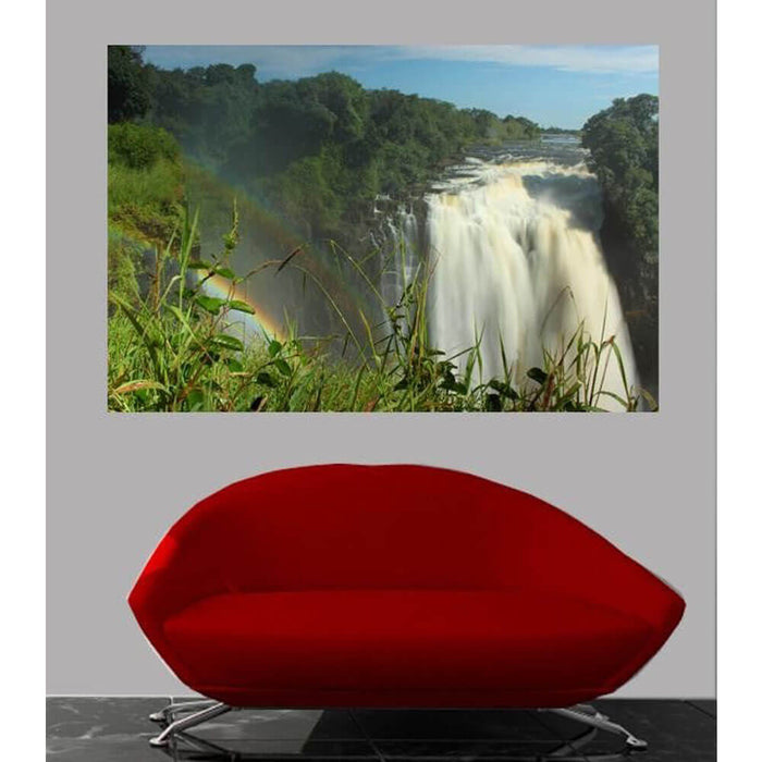 Devil's Cataract Waterfall Gloss Poster Installed | Wallhogs