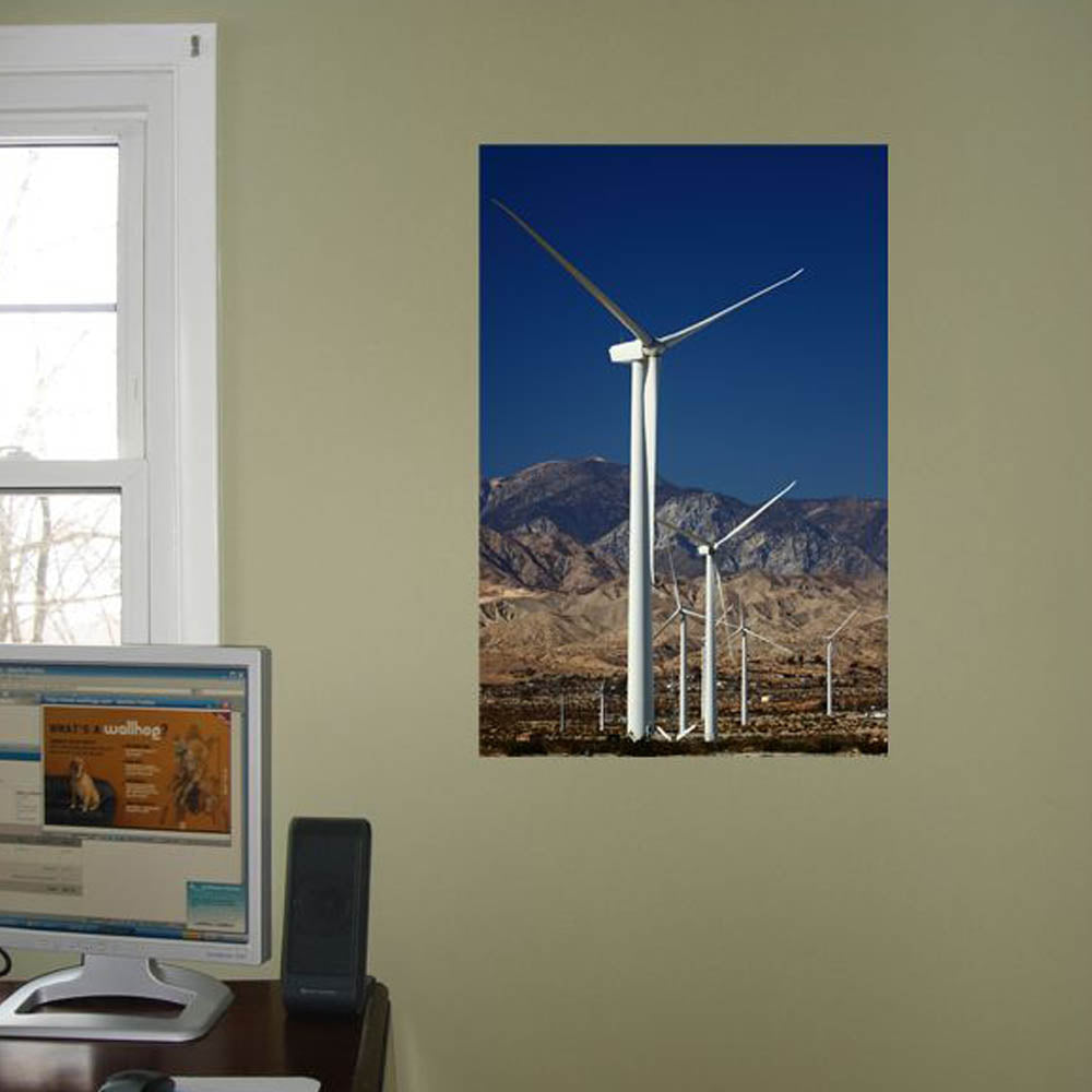 Windmills Gloss Poster Installed | Wallhogs