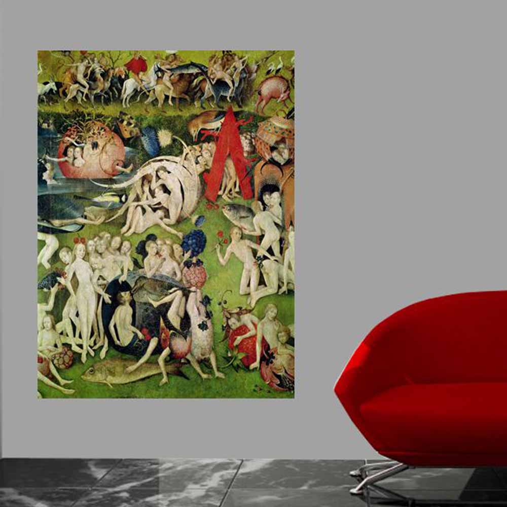 The Garden of Earthly Delights Fragment Poster Installed